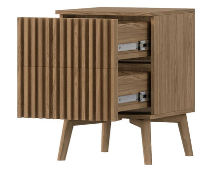 Nightstand West Abercynon | size: Width: 40cm, Height: 52cm, Depth: 40cm | color: Oak | image: 1 | variant: 1017648
