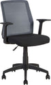 Office Chair Alpha | size: Width: 60cm, Height: 87.5-95cm, Depth: 55cm | color: Gray | image: 1 | variant: 1005196