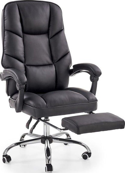 Office Chair Alvin | size: Width: 66cm, Height: 118cm, Depth: 70cm | color: Black | image: 1 | variant: 1011569