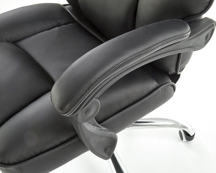 Office Chair Alvin | size: Width: 66cm, Height: 118cm, Depth: 70cm | color: Black | image: 7 | variant: 1011569