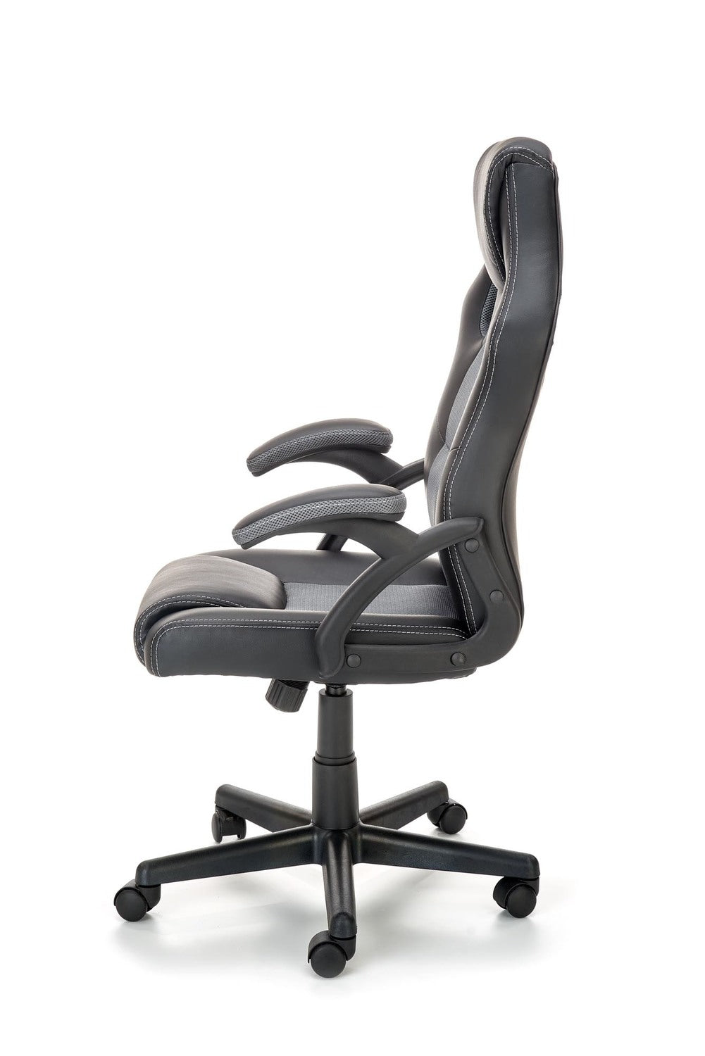 Office Chair Berkel | size: Width: 62cm, Height: 117cm, Depth: 63cm | color: Black/Grey | image: 2 | variant: 1005074