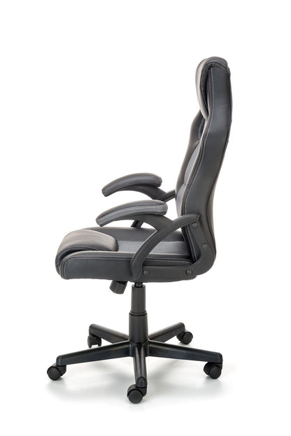 Office Chair Berkel | size: Width: 62cm, Height: 117cm, Depth: 63cm | color: Black/Grey | image: 2 | variant: 1005074