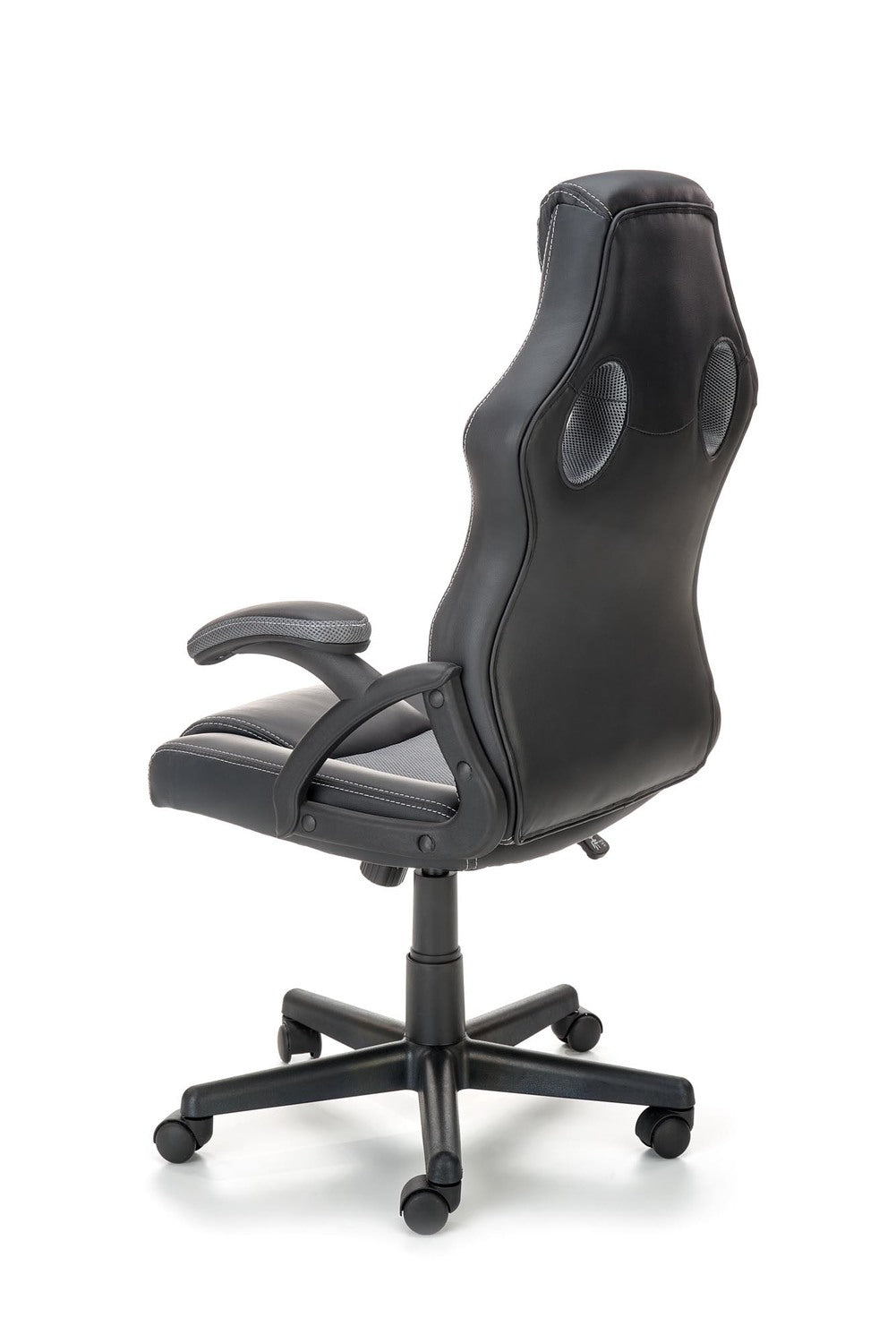 Office Chair Berkel | size: Width: 62cm, Height: 117cm, Depth: 63cm | color: Black/Grey | image: 3 | variant: 1005074