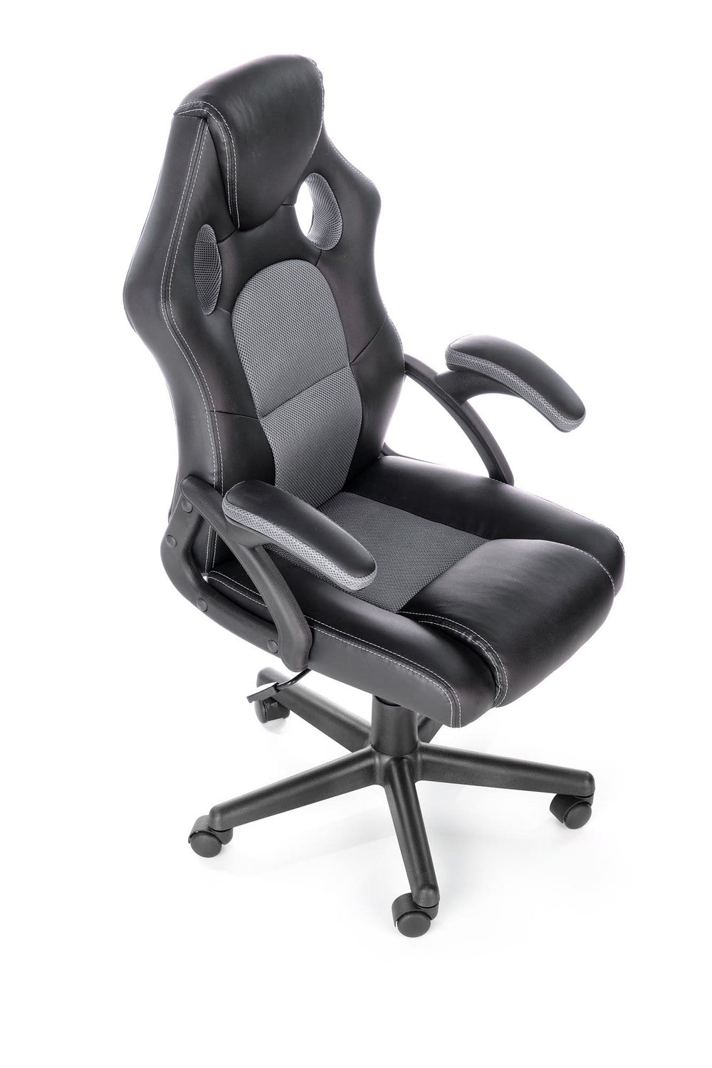 Office Chair Berkel | size: Width: 62cm, Height: 117cm, Depth: 63cm | color: Black/Grey | image: 5 | variant: 1005074