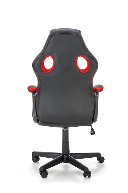 Office Chair Berkel | size: Width: 62cm, Height: 117cm, Depth: 63cm | color: Black/Red | image: 2 | variant: 1005073
