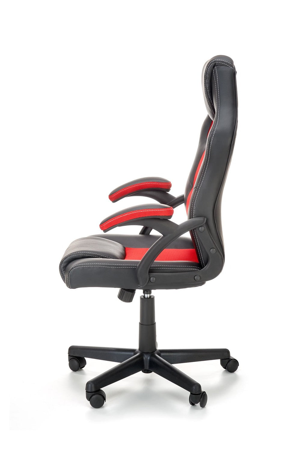 Office Chair Berkel | size: Width: 62cm, Height: 117cm, Depth: 63cm | color: Black/Red | image: 3 | variant: 1005073