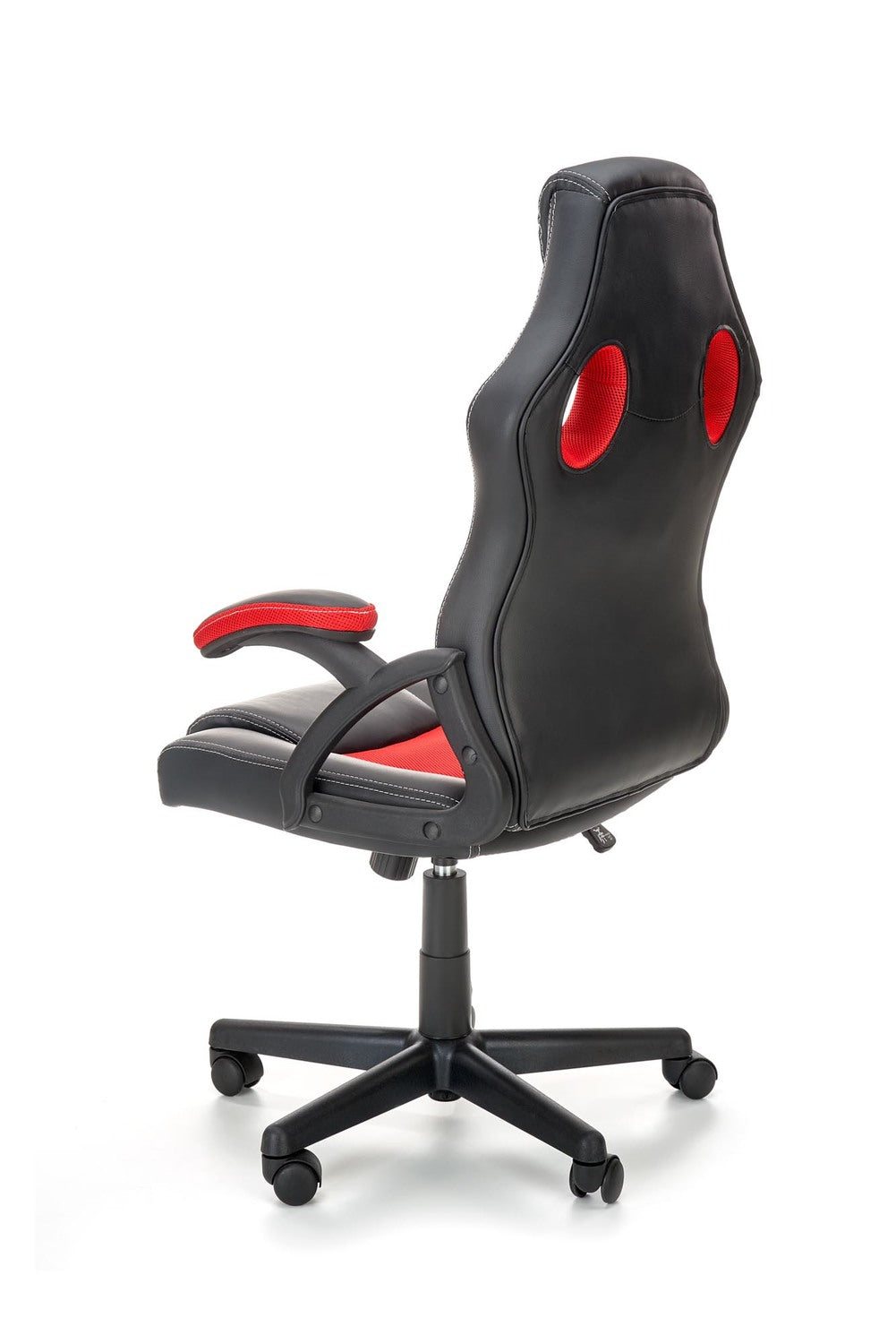 Office Chair Berkel | size: Width: 62cm, Height: 117cm, Depth: 63cm | color: Black/Red | image: 4 | variant: 1005073