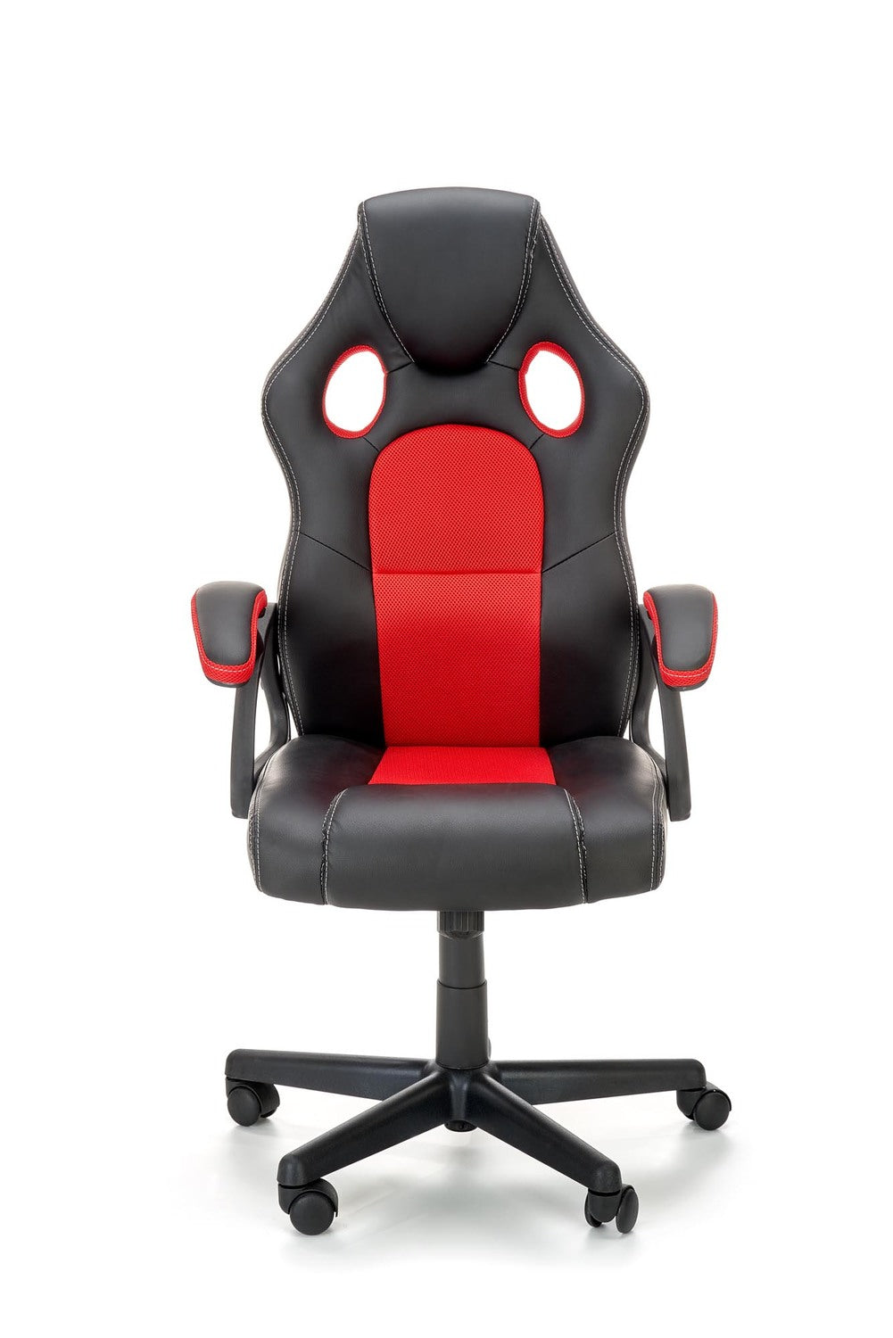Office Chair Berkel | size: Width: 62cm, Height: 117cm, Depth: 63cm | color: Black/Red | image: 5 | variant: 1005073