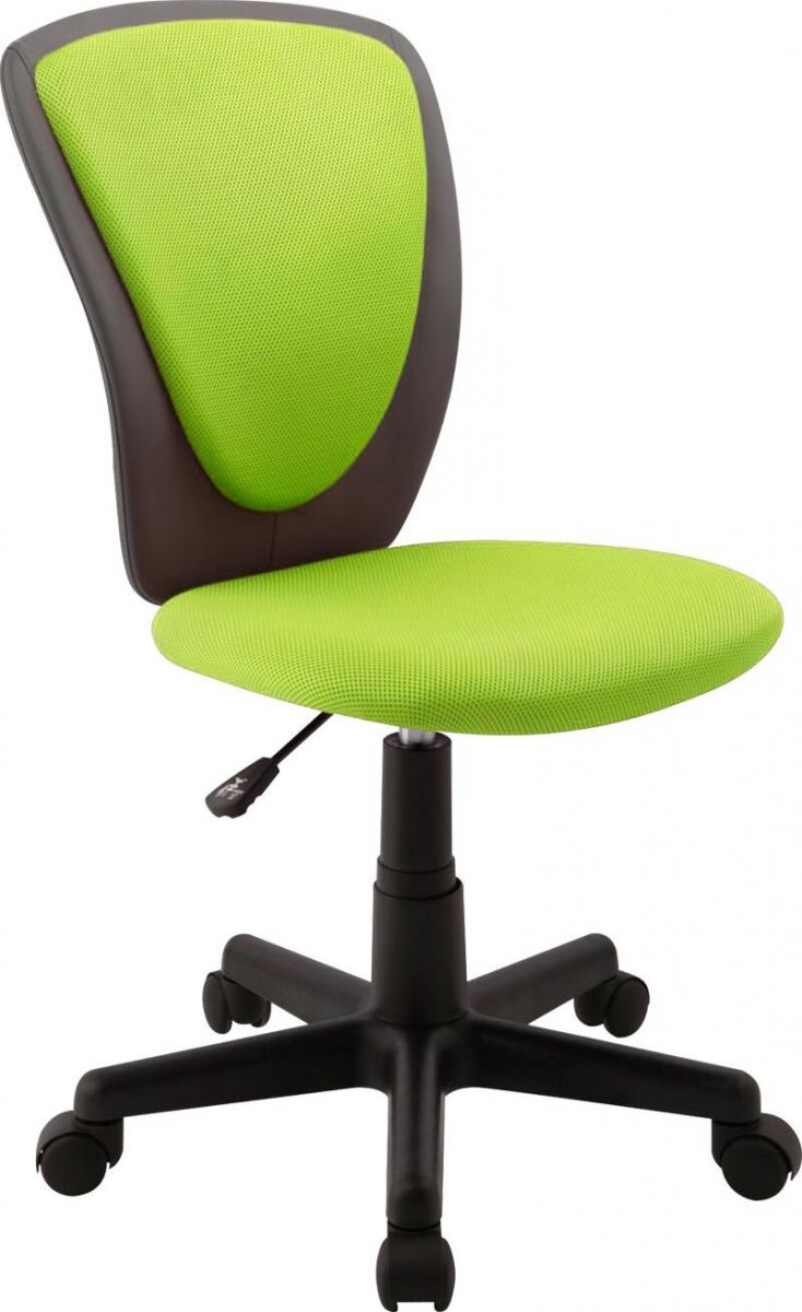 Office Chair Bianca | size: Width: 42cm, Height: 82-94cm, Depth: 51cm | color: Green | image: 1 | variant: 1005213
