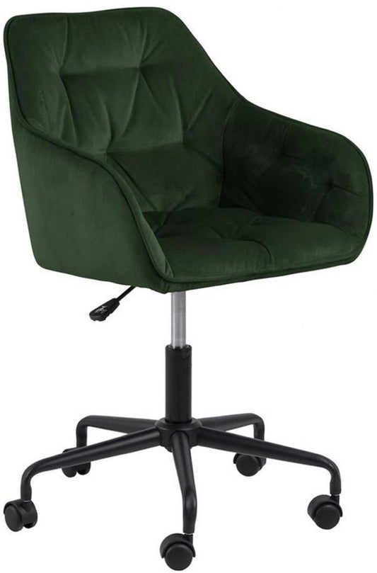 Office Chair Brooke | size: Width: 59cm, Height: 89cm, Depth: 58.5cm | color: Green | image: 1 | variant: 1005218
