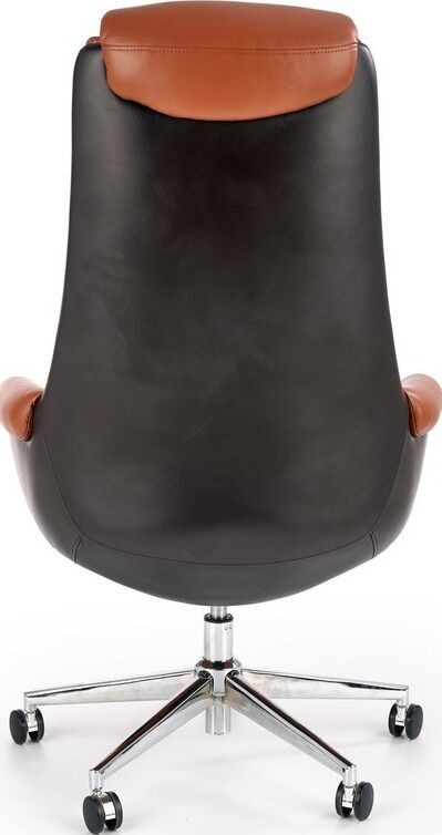 Office Chair Calvano | size: Width: 73cm, Height: 130cm, Depth: 73cm | color: Brown | image: 2 | variant: 1011586