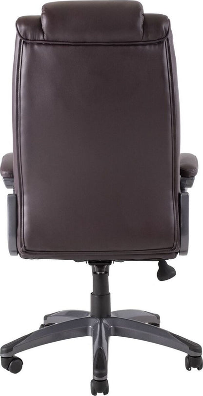 Office Chair Calvin | size: Width: 81cm, Height: 114-121.5cm, Depth: 65cm | color: Red | image: 3 | variant: 1005222