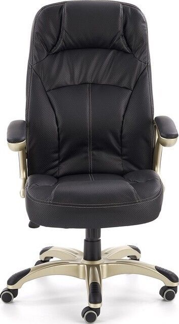 Office Chair Carlos | size: Width: 66cm, Height: 114cm, Depth: 70cm | color: Black | image: 4 | variant: 1005080