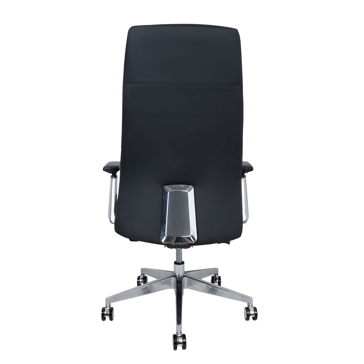 Office Chair Carney | size: Width: 69cm, Height: 126cm, Depth: 67cm | color: Black | image: 3 | variant: 1017843