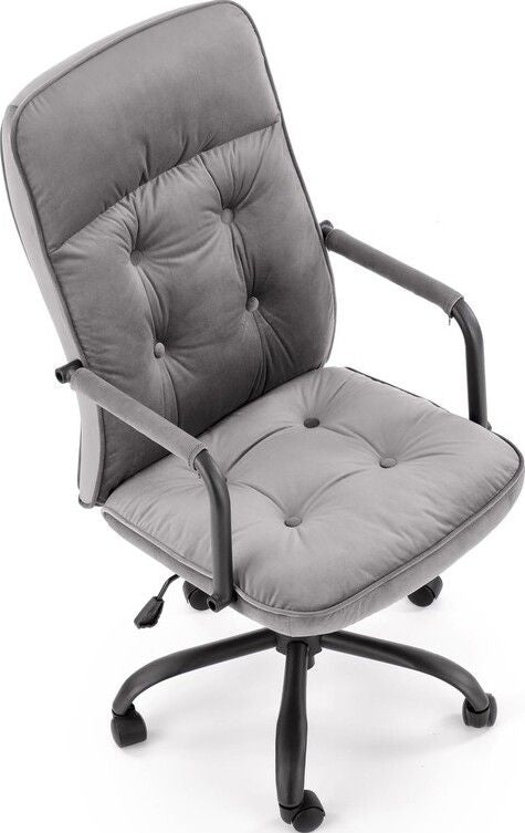 Office Chair Colin | size: Width: 54cm, Height: 110cm, Depth: 57cm | color: Gray | image: 7 | variant: 1011963