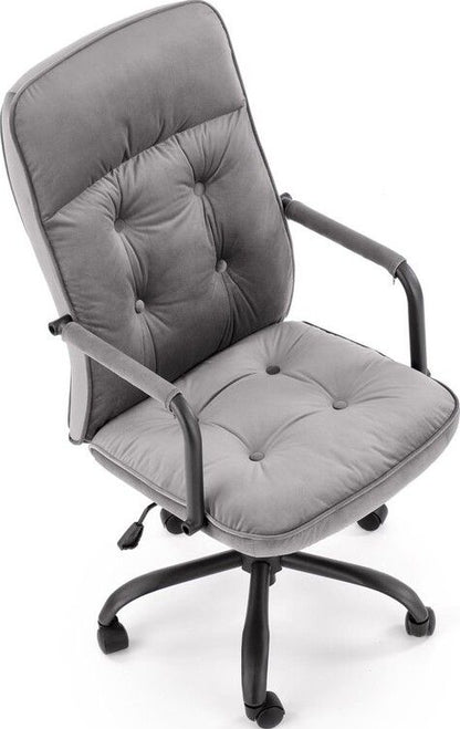 Office Chair Colin | size: Width: 54cm, Height: 110cm, Depth: 57cm | color: Gray | image: 7 | variant: 1011963