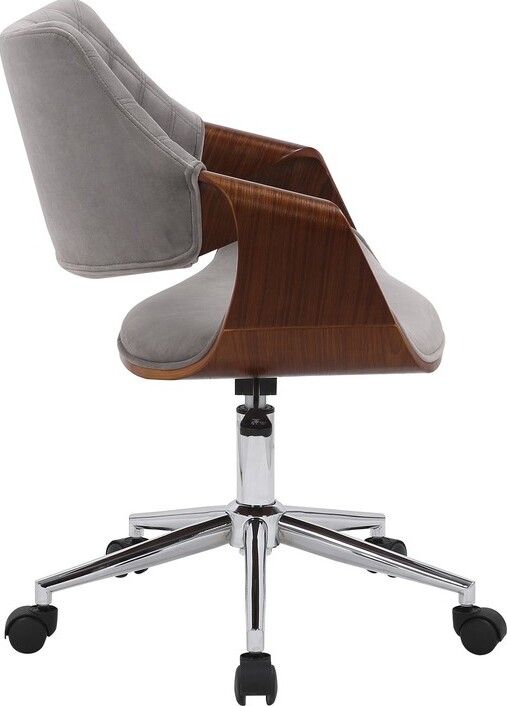 Office Chair Colt | size: Width: 58cm, Height: 90cm, Depth: 64cm | color: Gray | image: 3 | variant: 1012369