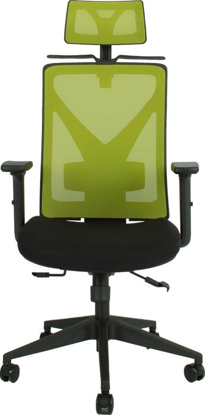 Office Chair Colwyn Bay | size: Width: 64cm, Height: 110-120cm, Depth: 65cm | color: Green | image: 4 | variant: 1001202