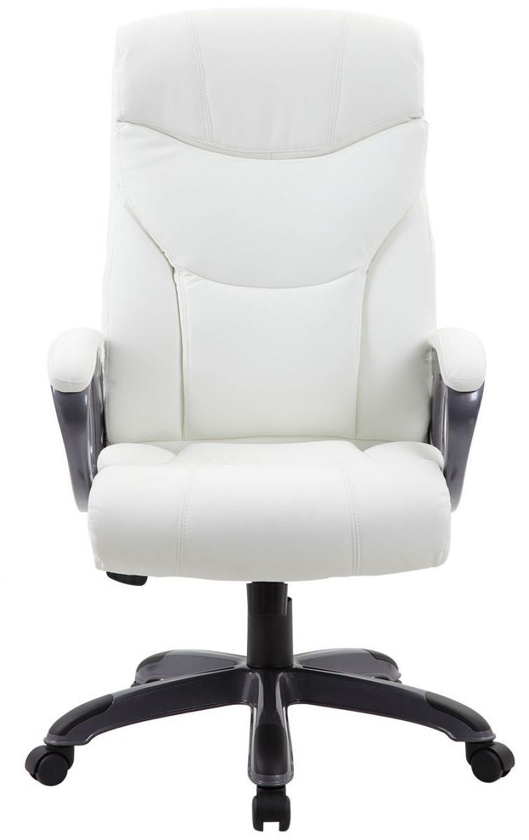 Office Chair Connor | size: Width: 73.5cm, Height: 115-124cm, Depth: 65.5cm | color: White | image: 1 | variant: 1005228