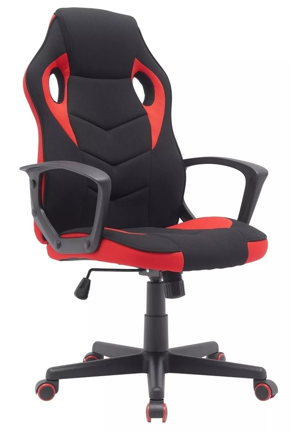 Office Chair Dakar | size: Width: 63cm, Height: 114cm, Depth: 48cm | color: Black/Red | image: 0 | variant: 1005383