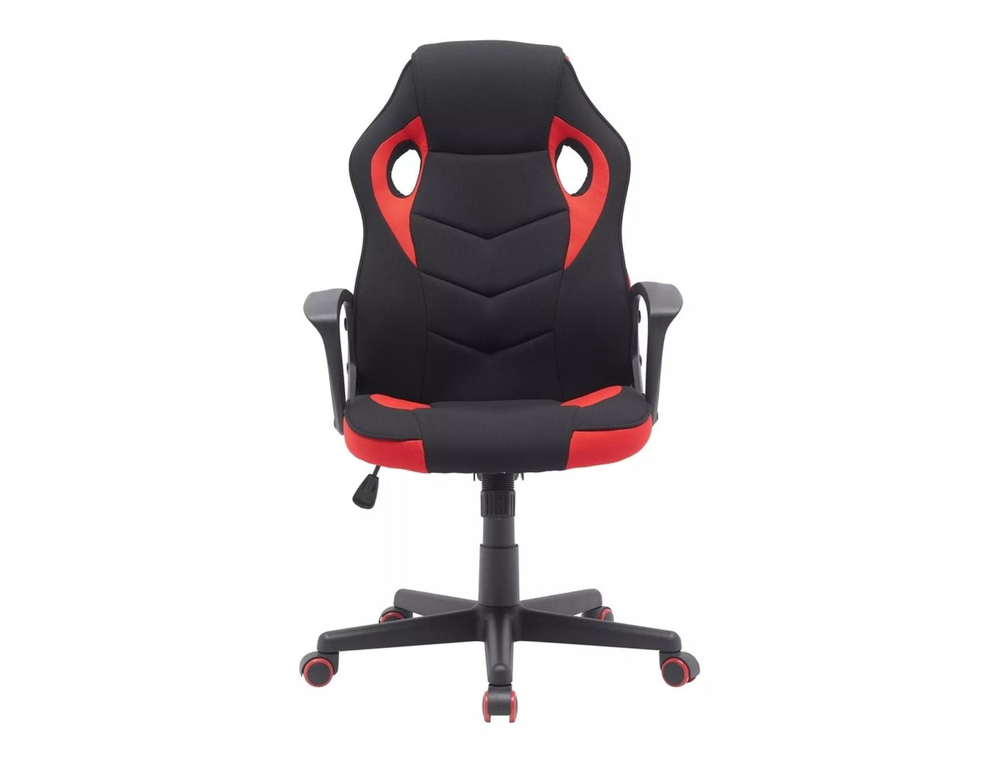 Office Chair Dakar | size: Width: 63cm, Height: 114cm, Depth: 48cm | color: Black/Red | image: 1 | variant: 1005383