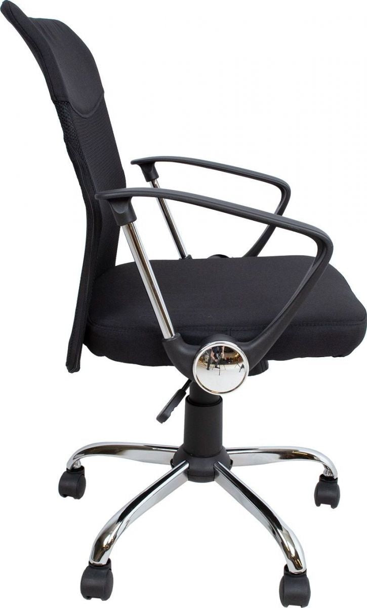 Office Chair Darius | size: Width: 57cm, Height: 103cm, Depth: 57cm | color: Black | image: 3 | variant: 1005231