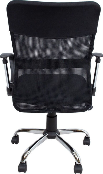 Office Chair Darius | size: Width: 57cm, Height: 103cm, Depth: 57cm | color: Black | image: 4 | variant: 1005231