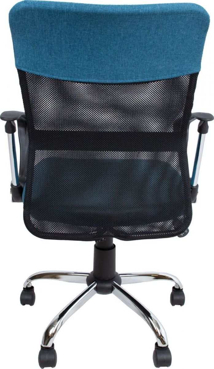Office Chair Darius | size: Width: 57cm, Height: 103cm, Depth: 57cm | color: Blue | image: 4 | variant: 1005233