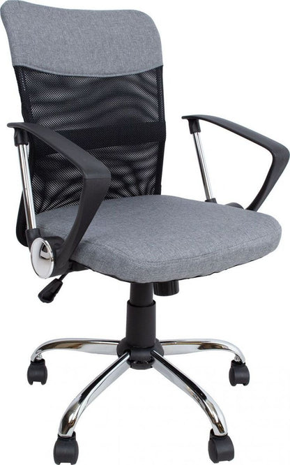 Office Chair Darius | size: Width: 57cm, Height: 103cm, Depth: 57cm | color: Gray | image: 1 | variant: 1005230