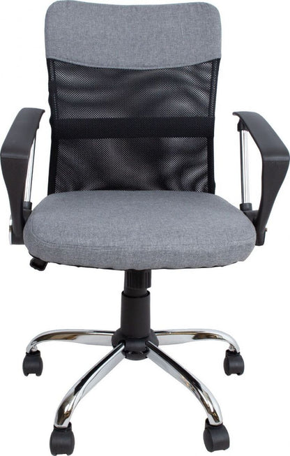 Office Chair Darius | size: Width: 57cm, Height: 103cm, Depth: 57cm | color: Gray | image: 2 | variant: 1005230