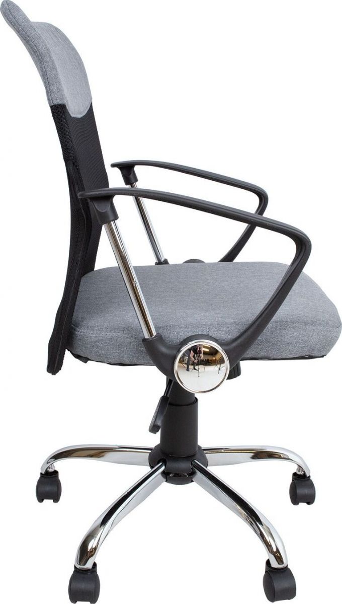 Office Chair Darius | size: Width: 57cm, Height: 103cm, Depth: 57cm | color: Gray | image: 3 | variant: 1005230