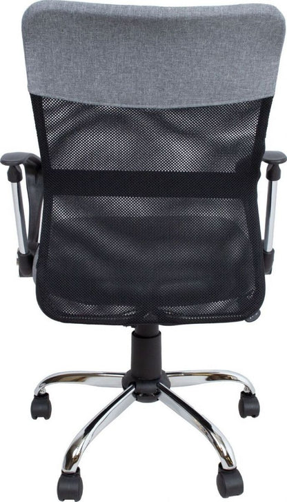 Office Chair Darius | size: Width: 57cm, Height: 103cm, Depth: 57cm | color: Gray | image: 4 | variant: 1005230