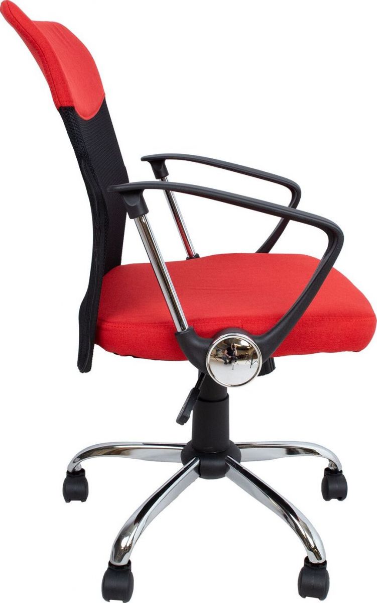 Office Chair Darius | size: Width: 57cm, Height: 103cm, Depth: 57cm | color: Red | image: 3 | variant: 1005232