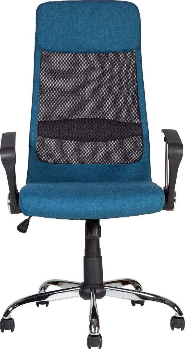 Office Chair Darla | size: Width: 62cm, Height: 126cm, Depth: 63cm | color: Blue | image: 2 | variant: 1005236