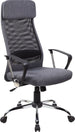 Office Chair Darla | size: Width: 62cm, Height: 126cm, Depth: 63cm | color: Gray | image: 1 | variant: 1005237