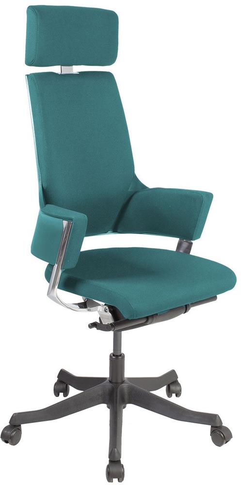 Office Chair Delphi 1 | size: Width: 70cm, Height: 133.5cm, Depth: 70cm | color: Blue | image: 1 | variant: 1016780