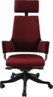Office Chair Delphi | size: Width: 60cm, Height: 116-128.5cm, Depth: 47cm | color: Red | image: 1 | variant: 1005241