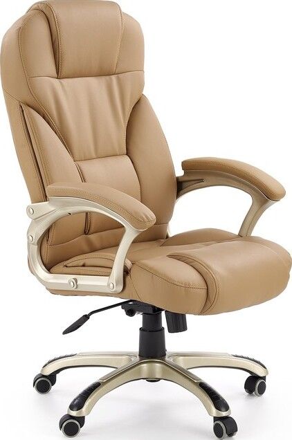 Office Chair Desmond | size: Width: 70cm, Height: 119cm, Depth: 67cm | color: Beige | image: 1 | variant: 1005082