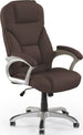 Office Chair Desmond | size: Width: 70cm, Height: 119cm, Depth: 67cm | color: Brown | image: 1 | variant: 1005084