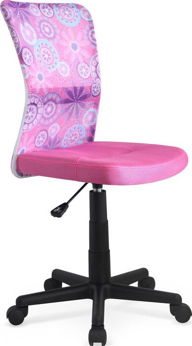 Office Chair Dingo | size: Width: 41cm, Height: 98cm, Depth: 56cm | color: Pink | image: 1 | variant: 1005093