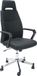 Office Chair Dolgellau | size: Width: 48.5cm, Height: 113.5-121cm, Depth: 59cm | color: Black | image: 1 | variant: 1001162