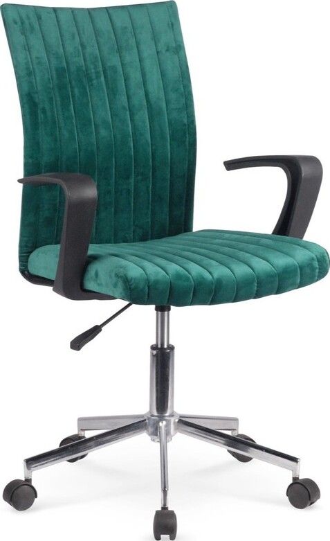 Office Chair Doral | size: Width: 55cm, Height: 98cm, Depth: 58cm | color: Green | image: 1 | variant: 1005095