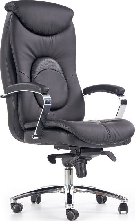 Office Chair East Runcorn | size: Width: 63cm, Height: 124cm, Depth: 70cm | color: Black | image: 1 | variant: 1007043