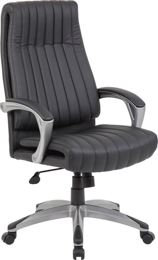 Office Chair Elegant | size: Width: 62.5cm, Height: 112-119.5cm, Depth: 76.5cm | color: Black | image: 1 | variant: 1005250