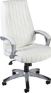 Office Chair Elegant | size: Width: 62.5cm, Height: 112-119.5cm, Depth: 76.5cm | color: White | image: 1 | variant: 1005251