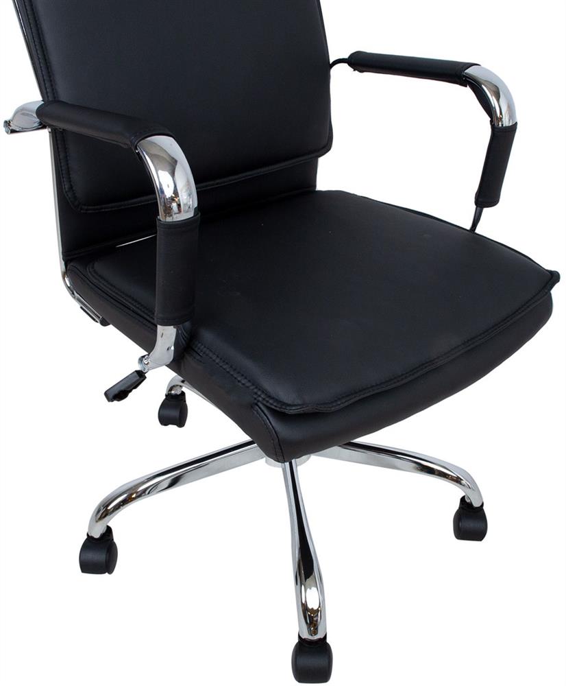 Office Chair Fishguard | size: Width: 54.5cm, Height: 116.5cm, Depth: 60cm | color: Black | image: 6 | variant: 1001294