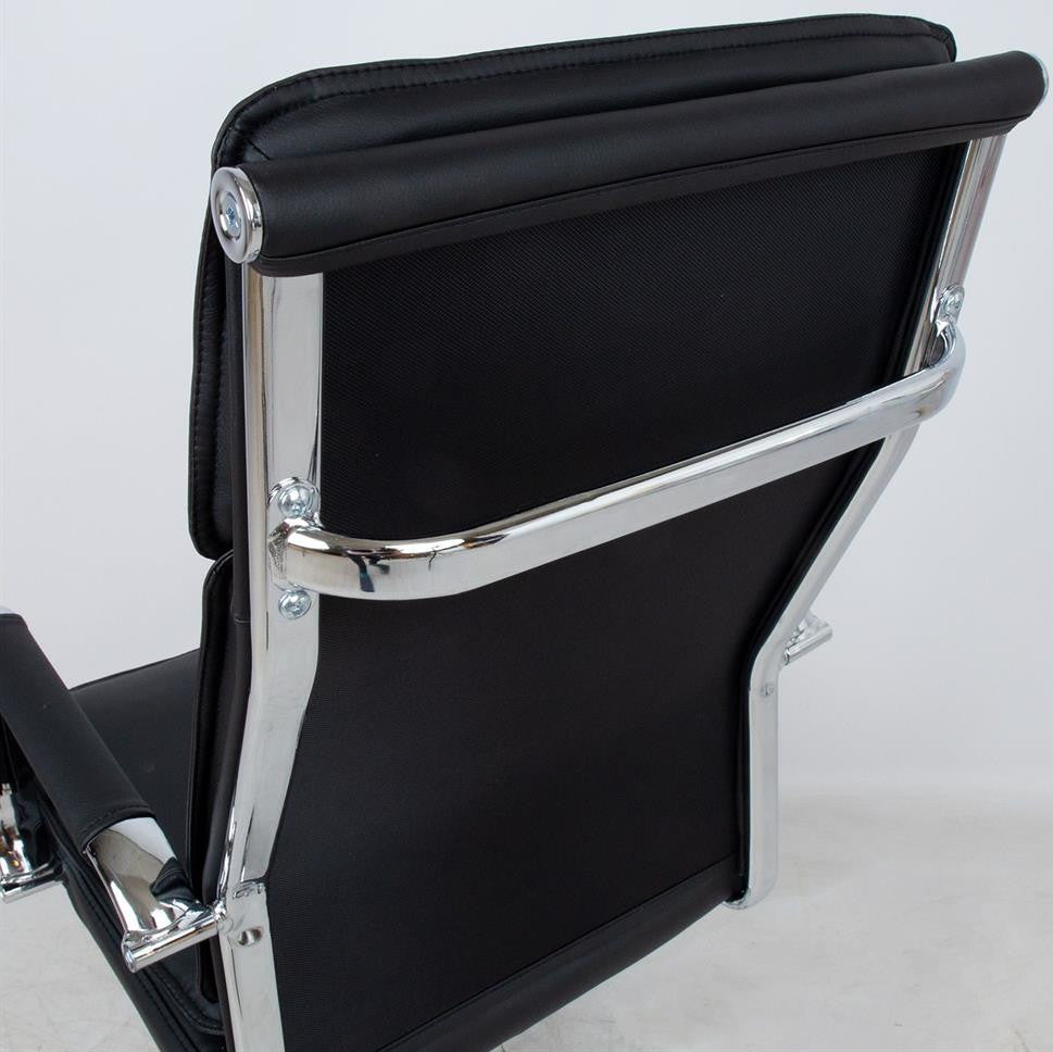 Office Chair Fishguard | size: Width: 54.5cm, Height: 116.5cm, Depth: 60cm | color: Black | image: 7 | variant: 1001294