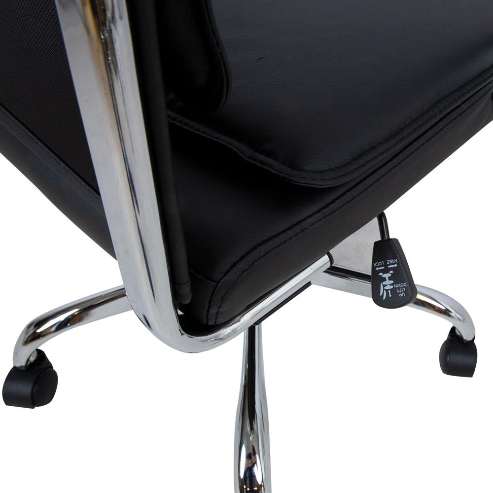 Office Chair Fishguard | size: Width: 54.5cm, Height: 116.5cm, Depth: 60cm | color: Black | image: 8 | variant: 1001294