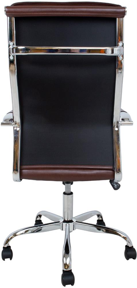 Office Chair Fishguard | size: Width: 54.5cm, Height: 116.5cm, Depth: 60cm | color: Brown | image: 5 | variant: 1001295
