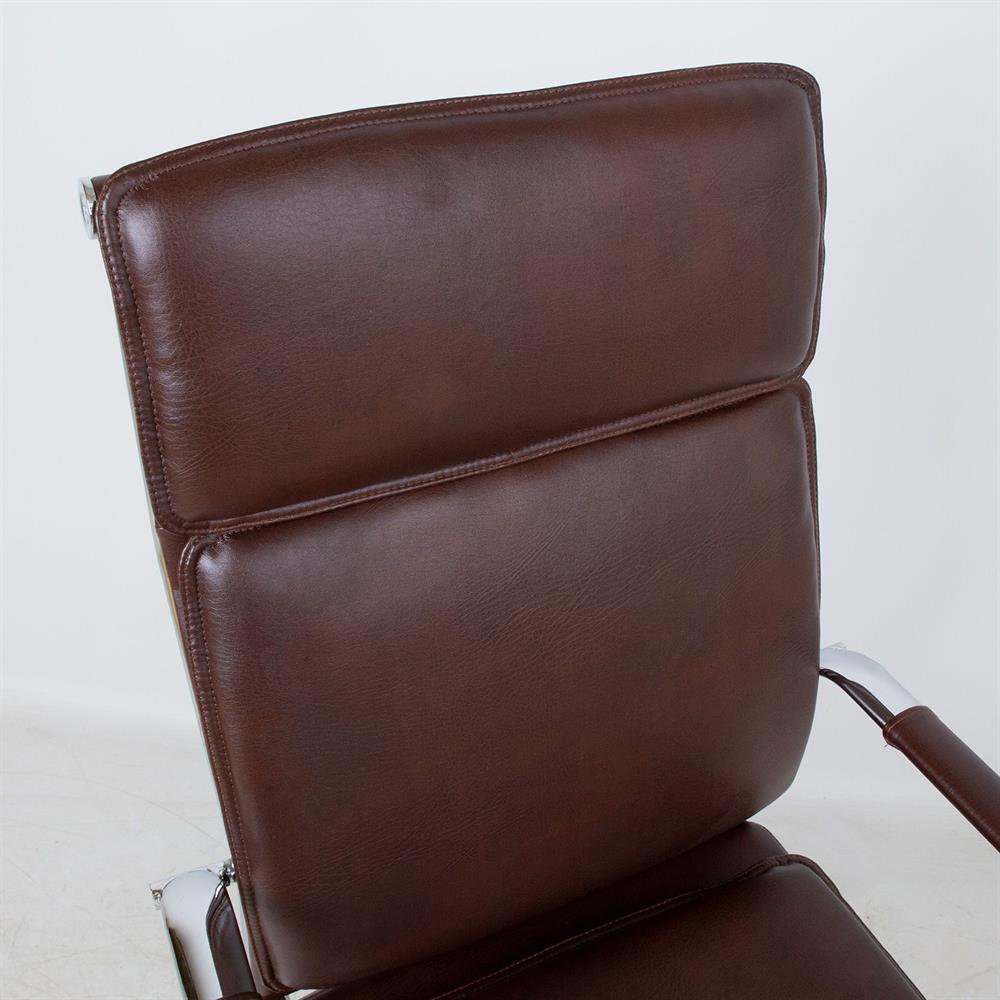 Office Chair Fishguard | size: Width: 54.5cm, Height: 116.5cm, Depth: 60cm | color: Brown | image: 6 | variant: 1001295